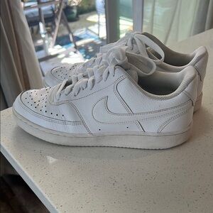 Nike Court Vision Low Women’s White Sneakers Size 8.5